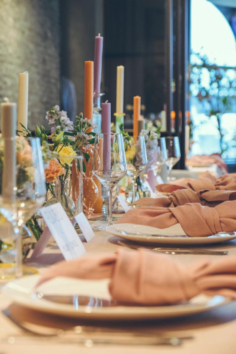 Photo ambiance de table Pistache Club