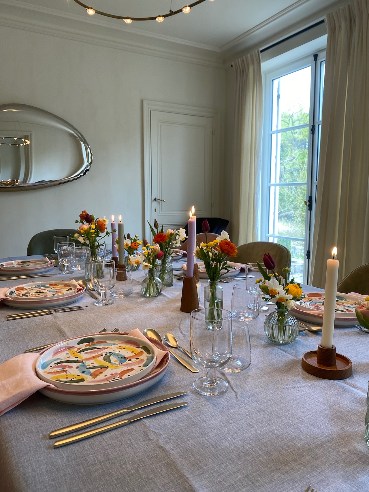 Table décorée par Pistache Club