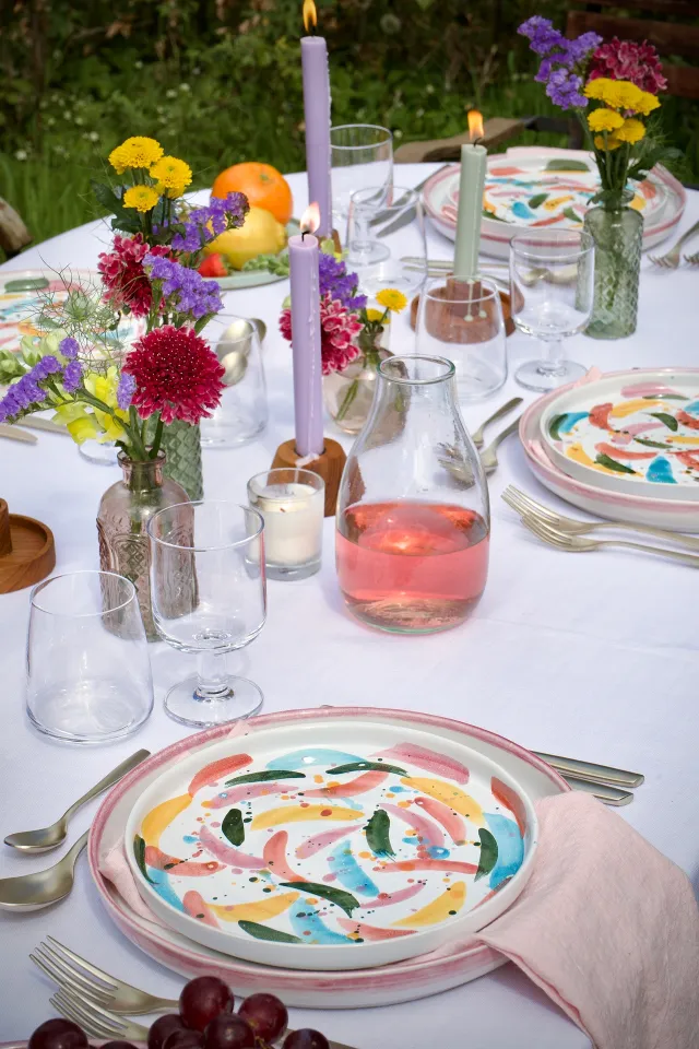 Table extérieure décorée par Pistache Club