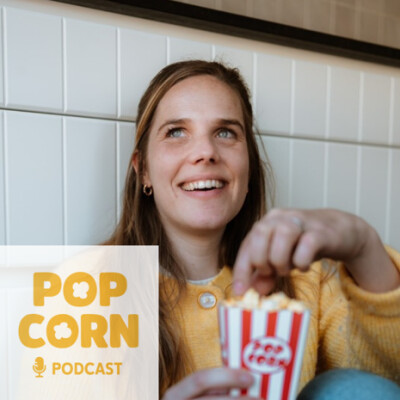 Logo de pop corn podcast - pistache club